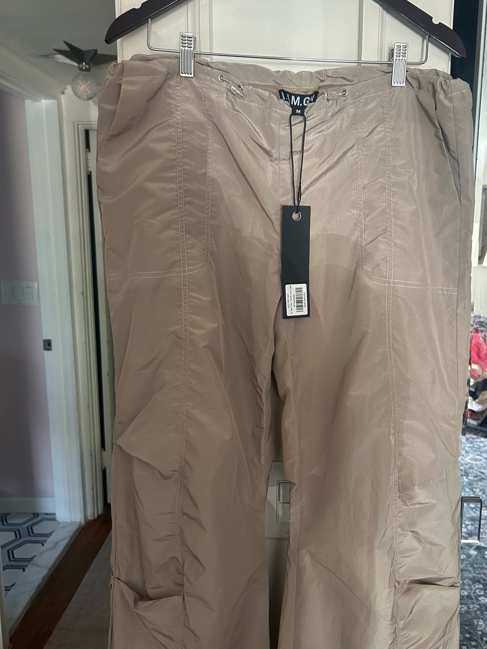 I.AM.GIA parachute Pants in Light Tan